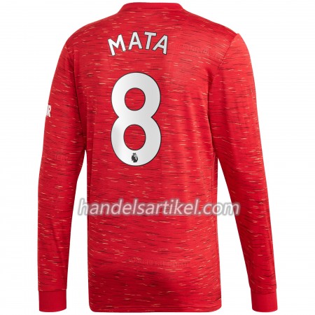 Manchester United Juan Mata 8 Heim Trikotsatz 2020/21 Langarm